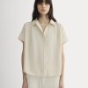 The Square Shirt in SoftLuxe | Sandshell