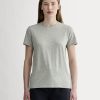 The Slim Crew in Essential Cotton | Heathered Grey