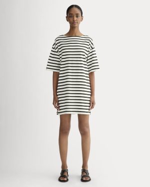 The Mariner Dress | Bone / Black