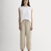 The Cargo Curve Pant in Linen | Cornstalk Chambray