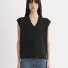 The Boxy Vest in Everyday Cotton | Black