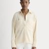 The Boxy Overshirt in Buttersoft | Parchment
