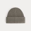 Chunky Ribbed Beanie | Taupe Melange