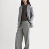 The Pull-On Trouser in Tailor Twill | Heather Graphite