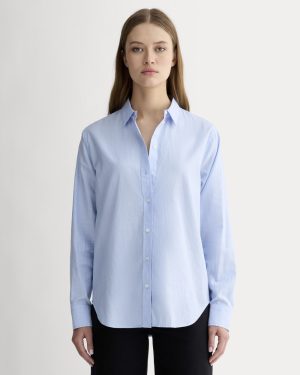 The Must-Have Shirt in Silky Cotton | Pale Blue