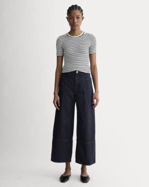 The Way-High® Gardener Cropped Jean | Dark Rinse