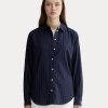 The Must-Have Shirt in Silky Cotton | Navy / Black