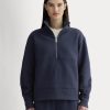 Luxe Fleece Half-Zip Sweatshirt | Navy