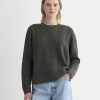 Cashmere Herringbone Sweater | Heather Charcoal