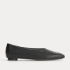 Gallery Square-Toe Flat | Black