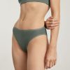 The Cotton High-Rise Bikini | Dark Sage