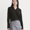 Cashmere Polo Sweater | Black