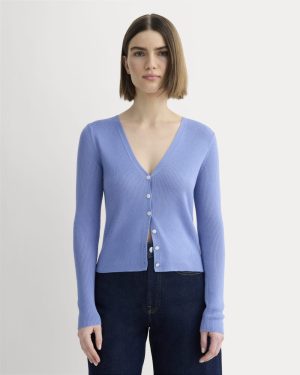 The Cardigan in Ultrasoft Merino | Bluebell