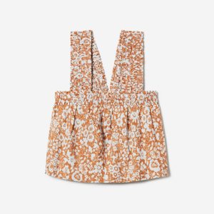 The Smocked Linen Cami | Honey Floral