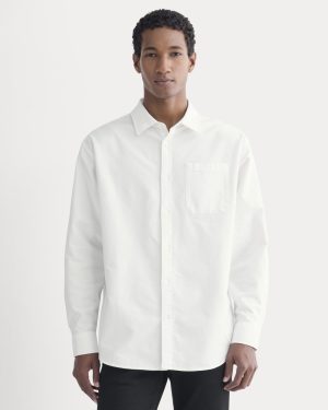 Oversized Oxford Shirt | White