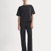 Drapey Crepe Pant | Black