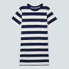 The Organic Cotton Weekend Tee Dress | Navy / Canvas