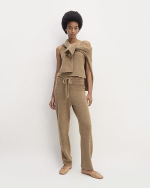 The Cozy-Stretch Straight-Leg Sweatpant | Heathered Toasted Coconut