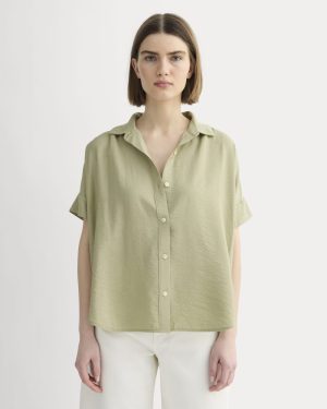 The Square Shirt in SoftLuxe | Eucalyptus