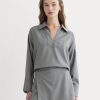 Overshirt in Tailor Twill | Heather Graphite