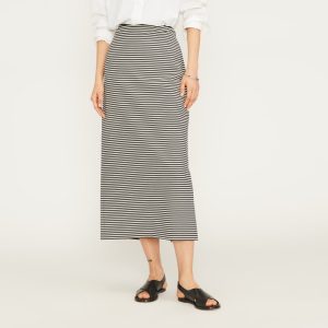 The Dream Maxi Skirt | Parchment / Black