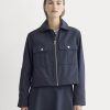 The Cropped Utility Jacket | Navy