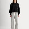 Luxe Fleece Barrel Sweatpant | Heathered Grey