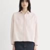 The Boxy Oxford | Rose Quartz Chambray