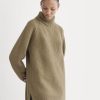 Cocoon Turtleneck in Wool Cashmere | Toast