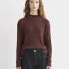 The Cozy Rib Funnel-Neck | Dark Mahogany