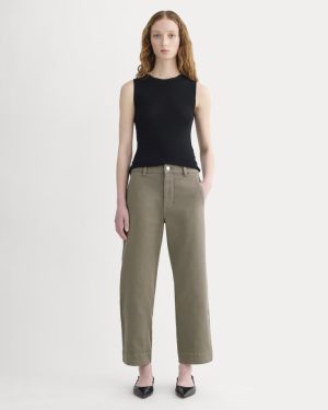 The Utility Straight-Leg Pant | Taupe | 26.5 Inseam