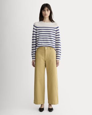 The Utility Wide-Leg Pant | Classic Khaki