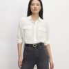 The Utility Shirt in Washable Silk | Off-White
